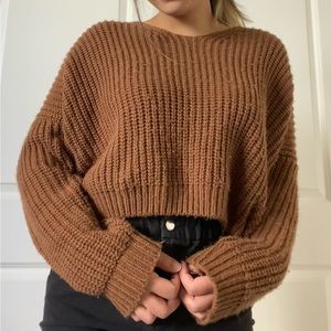 Chunky Knit Brown/Auburn Sweater